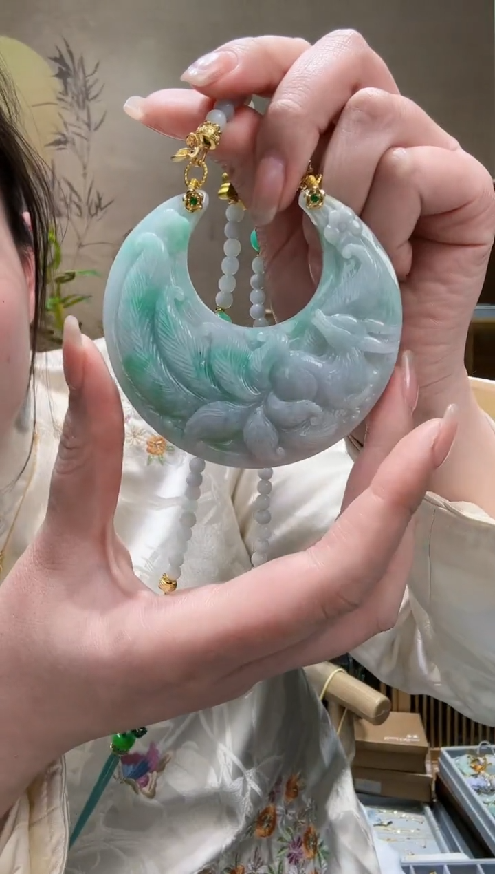 【闪购商品】翡翠颈饰未镶嵌吊坠