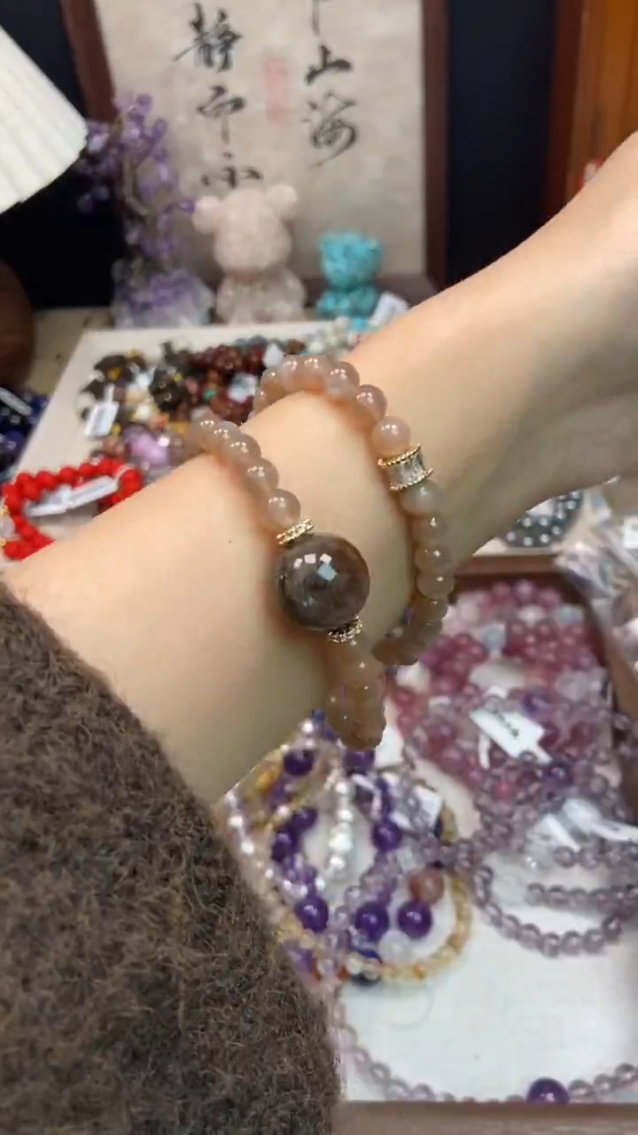 未镶嵌手链月光石140