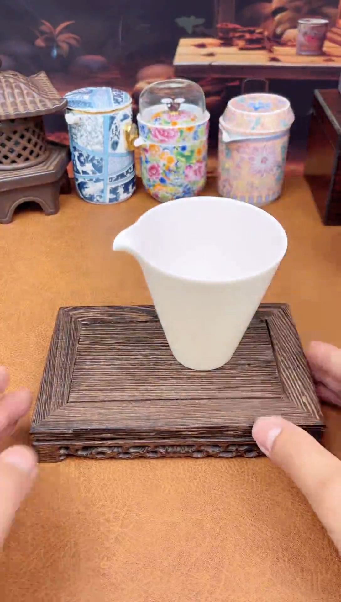 【闪购商品】陶瓷茶具摆件茶叶罐