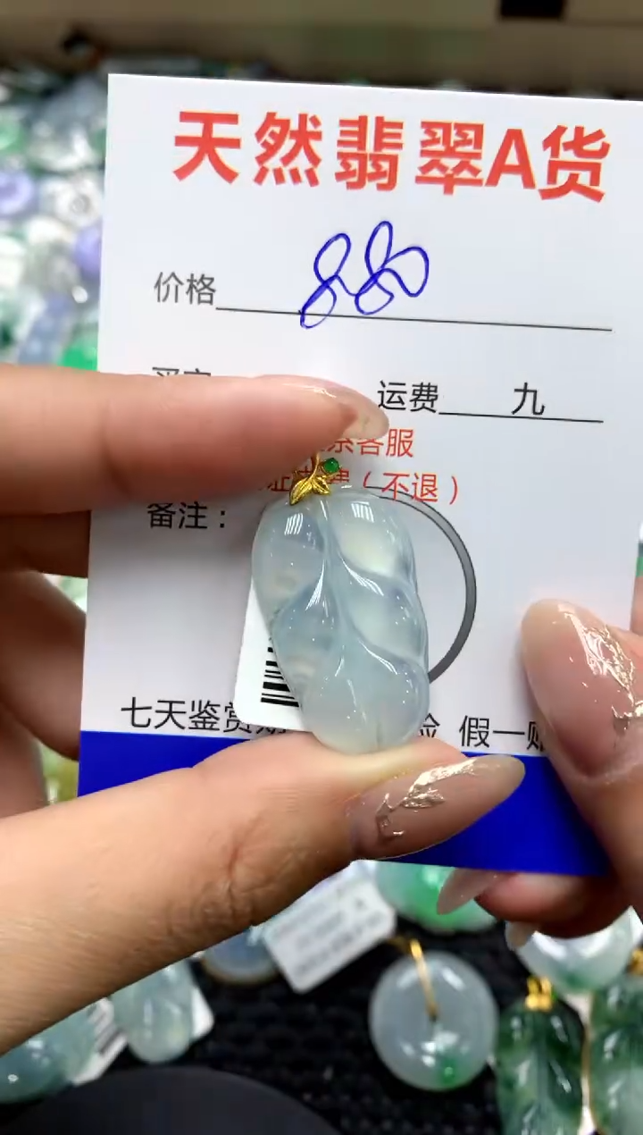 【闪购商品】翡翠颈饰18K金镶嵌111111111