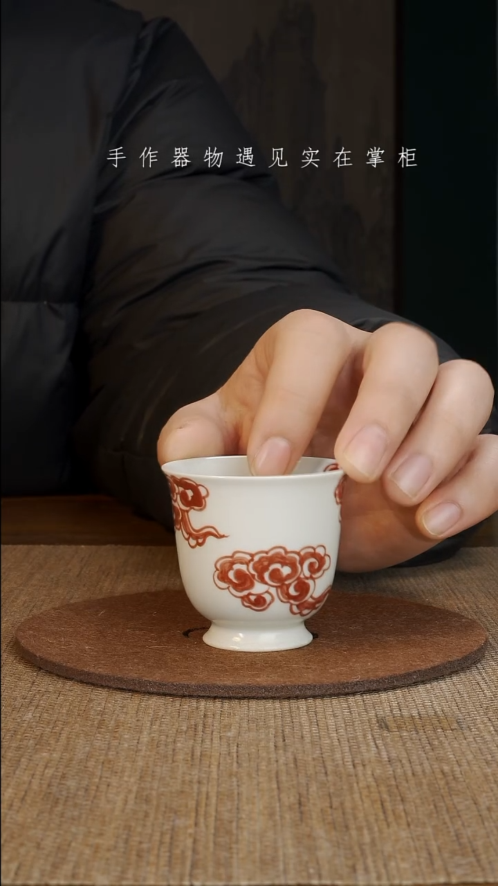 【闪购商品】杯子景德镇手工手绘茶具大器宛成