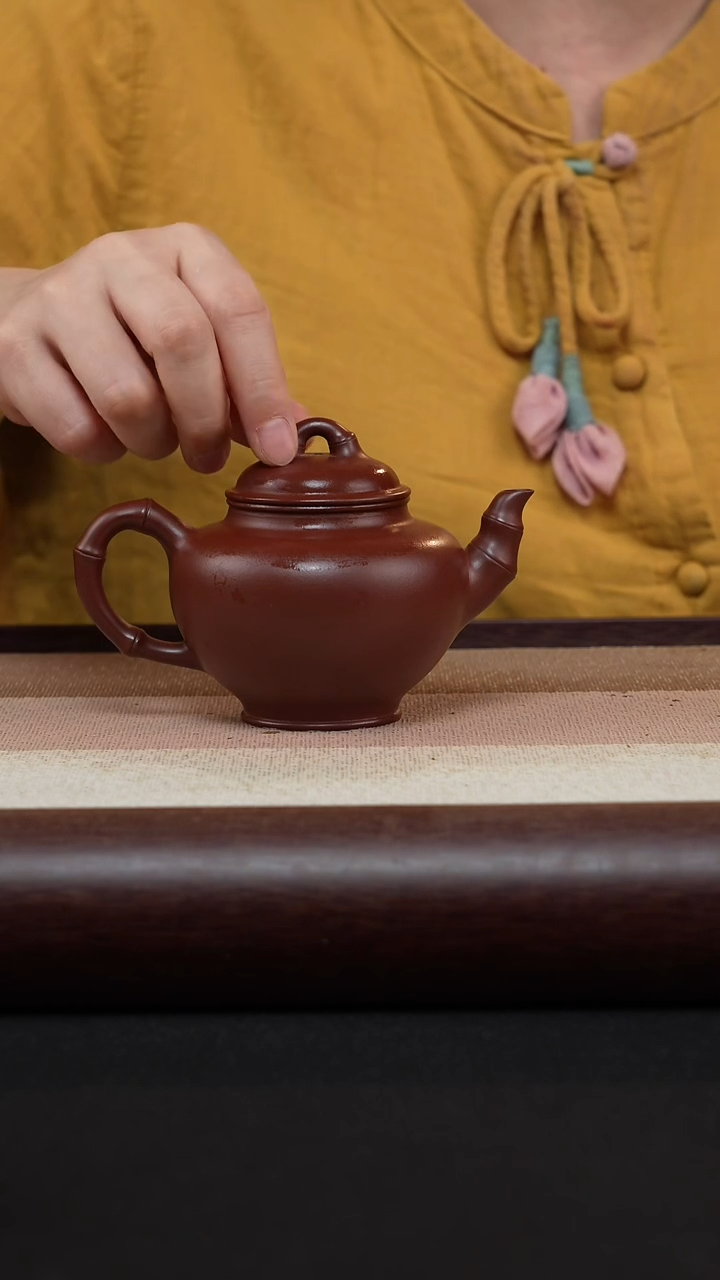 【闪购商品】紫砂茶壶紫砂茶壶-竹报春MH-1808