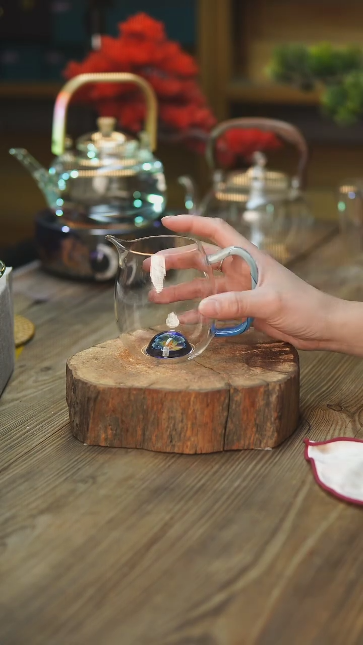 【闪购商品】风谜茶具茶周边#花语观语凤玉雅蓝