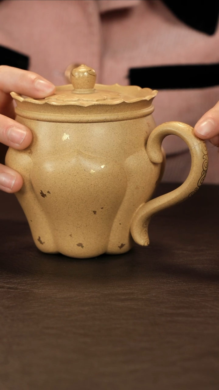 【闪购商品】紫砂茶壶直播福利蔡海平盖杯妙法莲花盖杯段泥