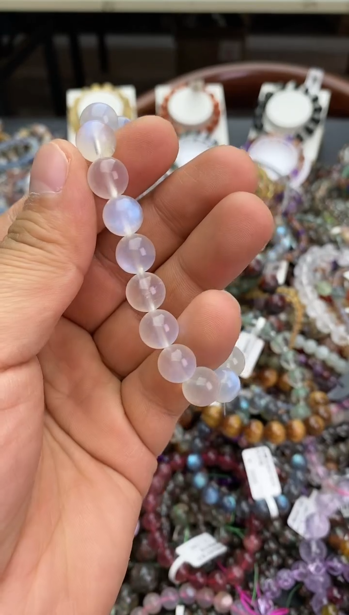 未镶嵌手链月光石手链