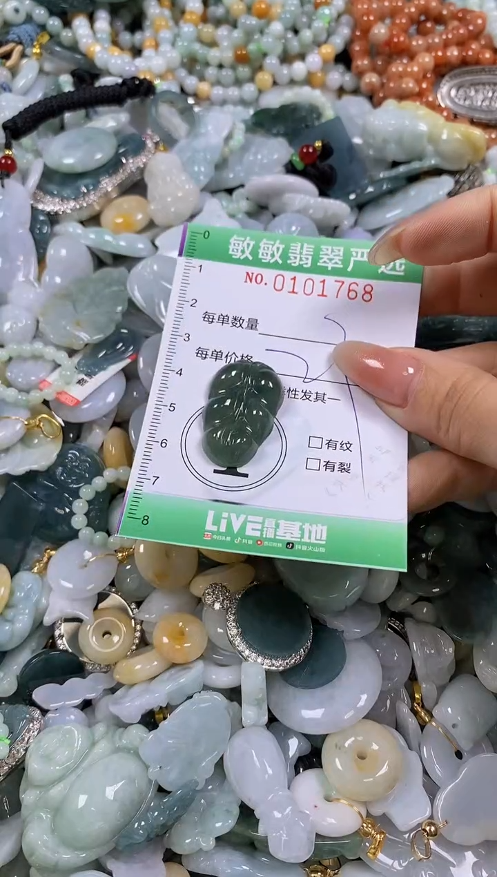 【闪购商品】翡翠颈饰未镶嵌闪购链接0101768