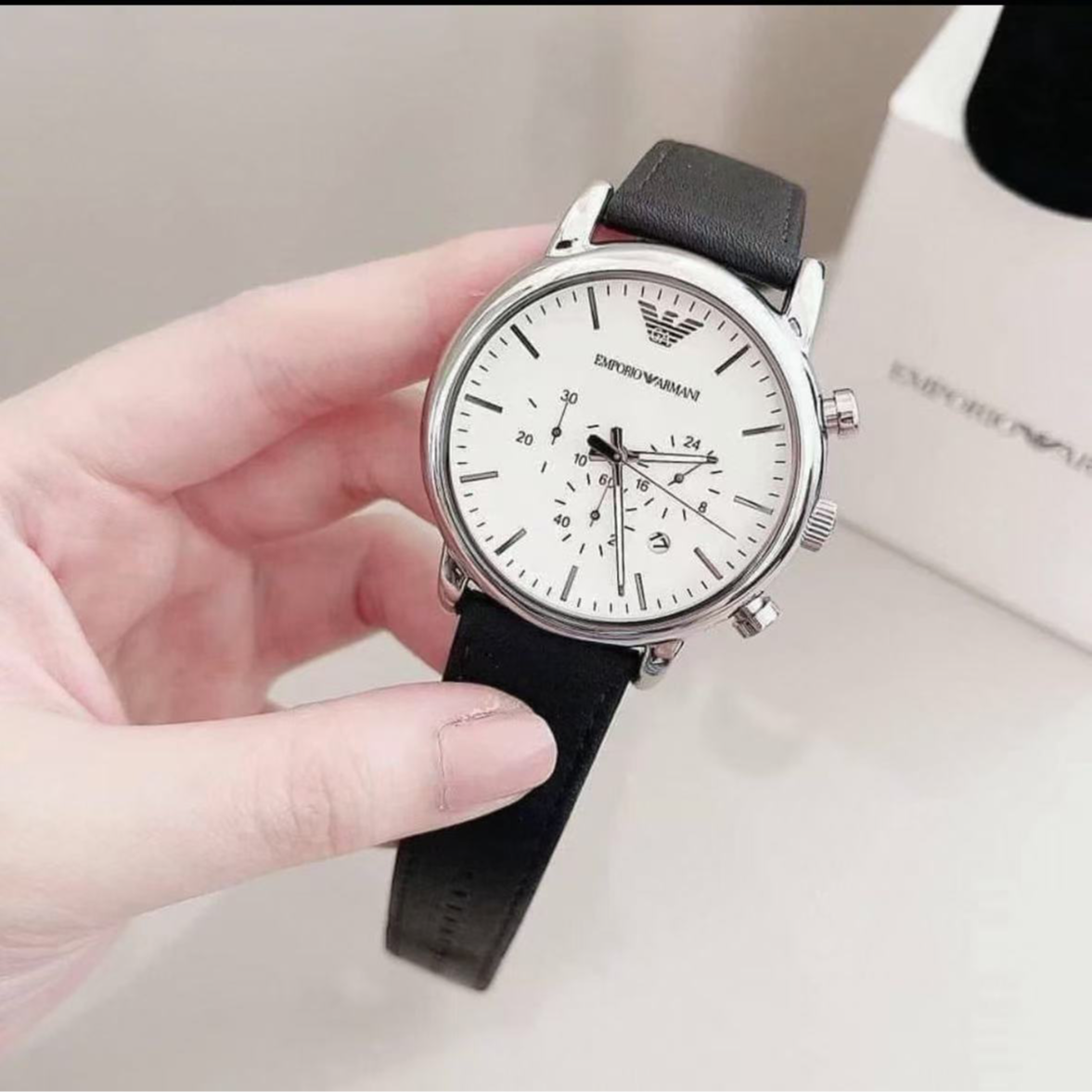 Emporio Armani安普里奥.阿玛尼男士石英表表盘46MM AR1807