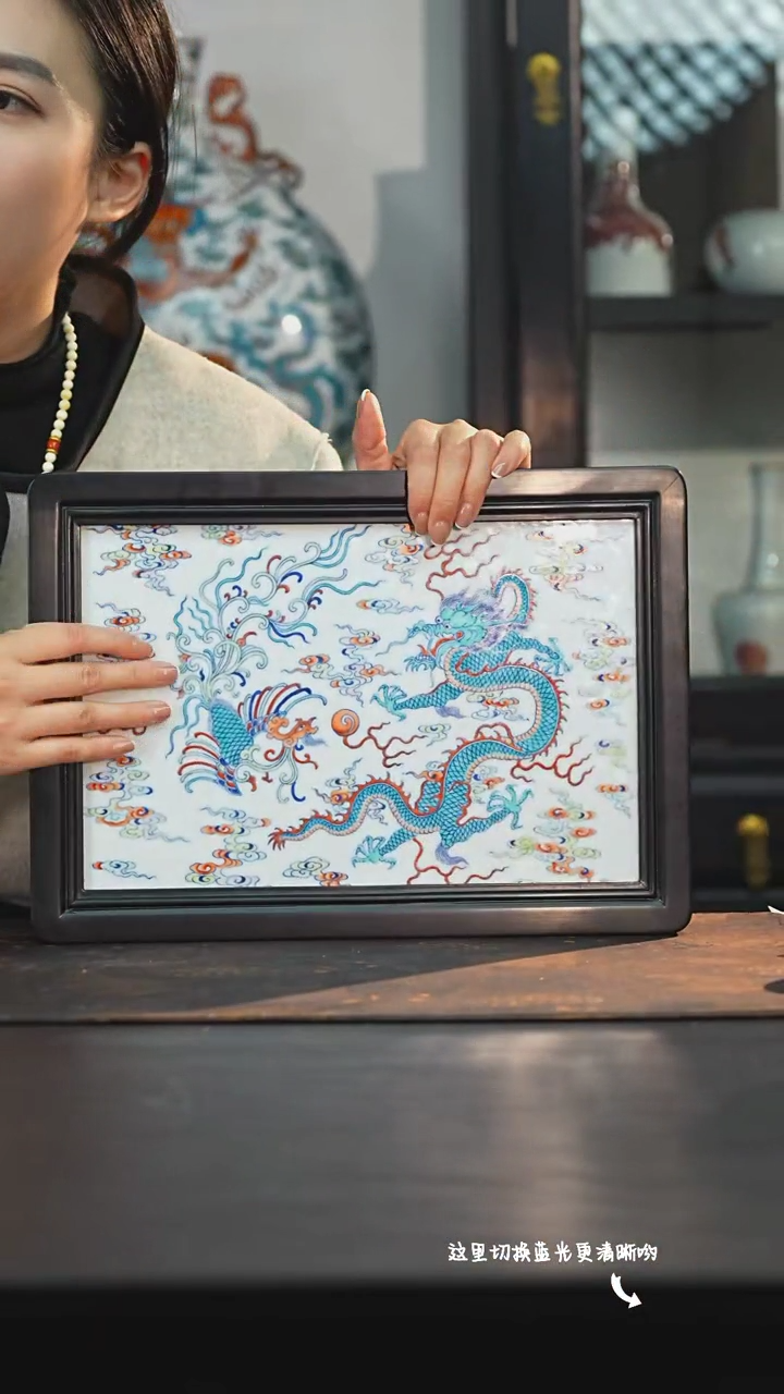 【闪购商品】中国官窑斗彩非遗传承人—涂杏花