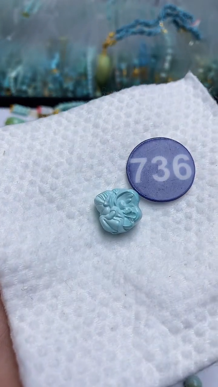 【闪购商品】绿松石雕刻件未镶嵌736