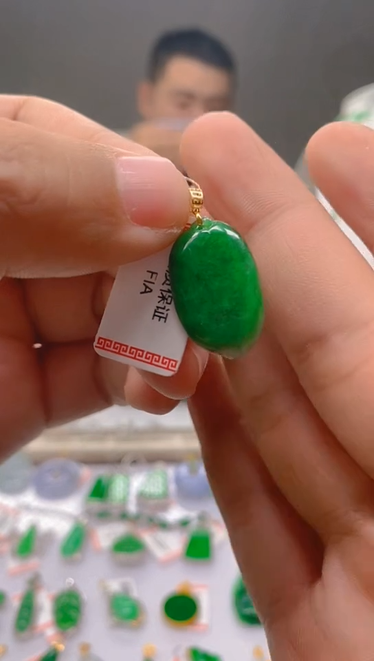 【闪购商品】翡翠颈饰18K金镶嵌新号开播，全场乱卖