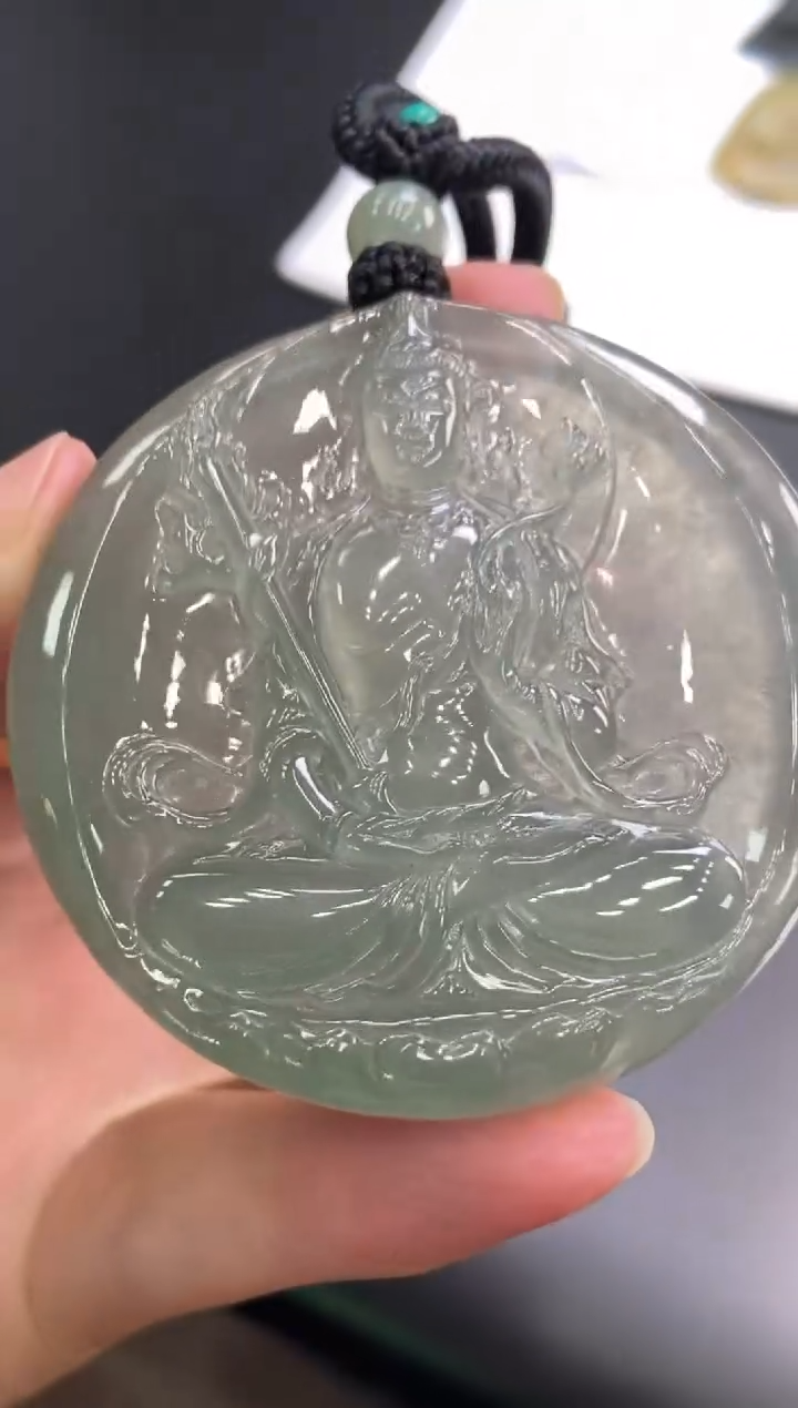 未镶嵌挂件翡翠376467   多人