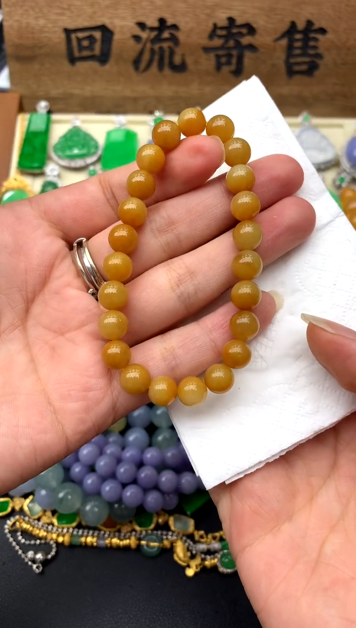 【闪购商品】翡翠手串未镶嵌340-中国好珍宝4