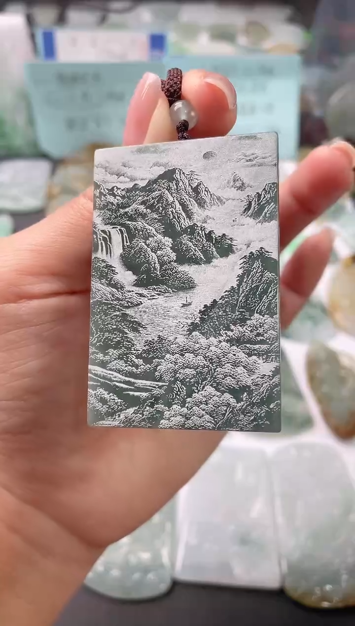 吊坠(不含链)未镶嵌翡翠多样性发其一