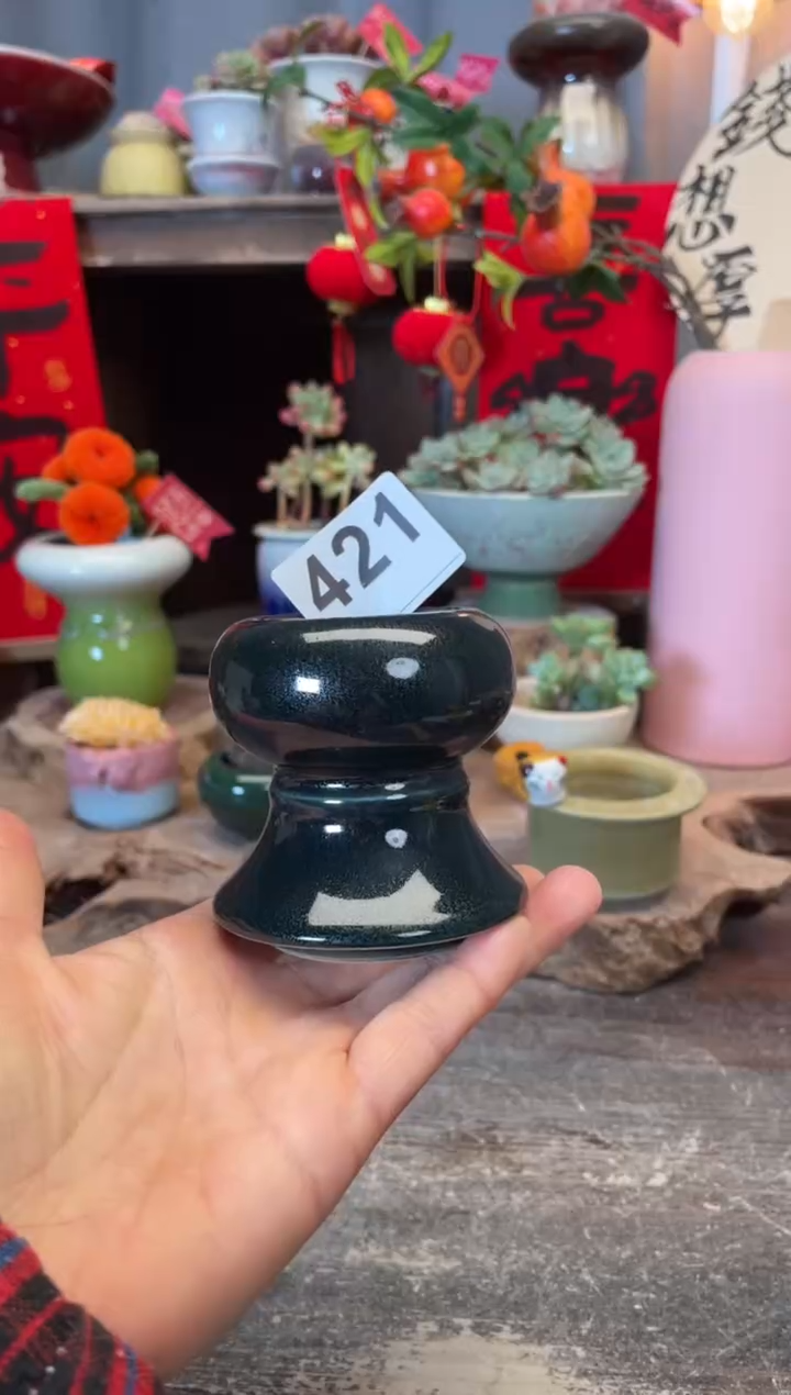 【闪购商品】摆件421知木小芳花盆
