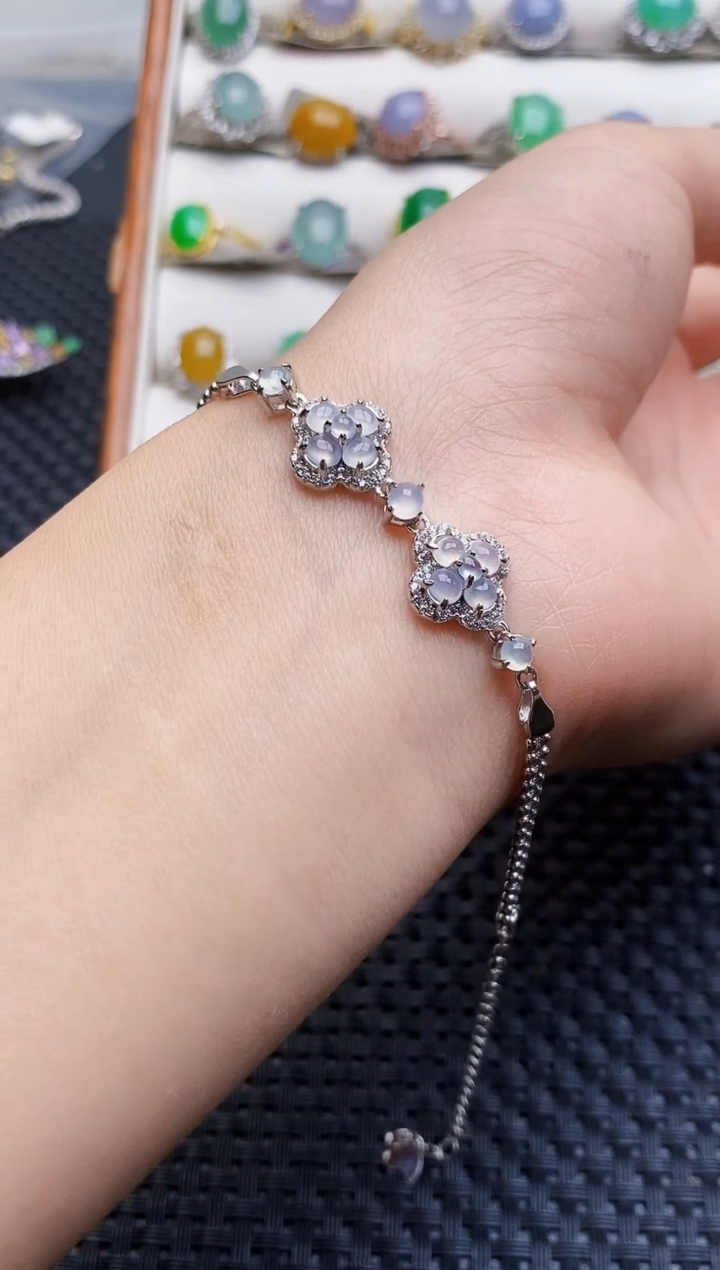 银S925镶嵌戒指翡翠3065