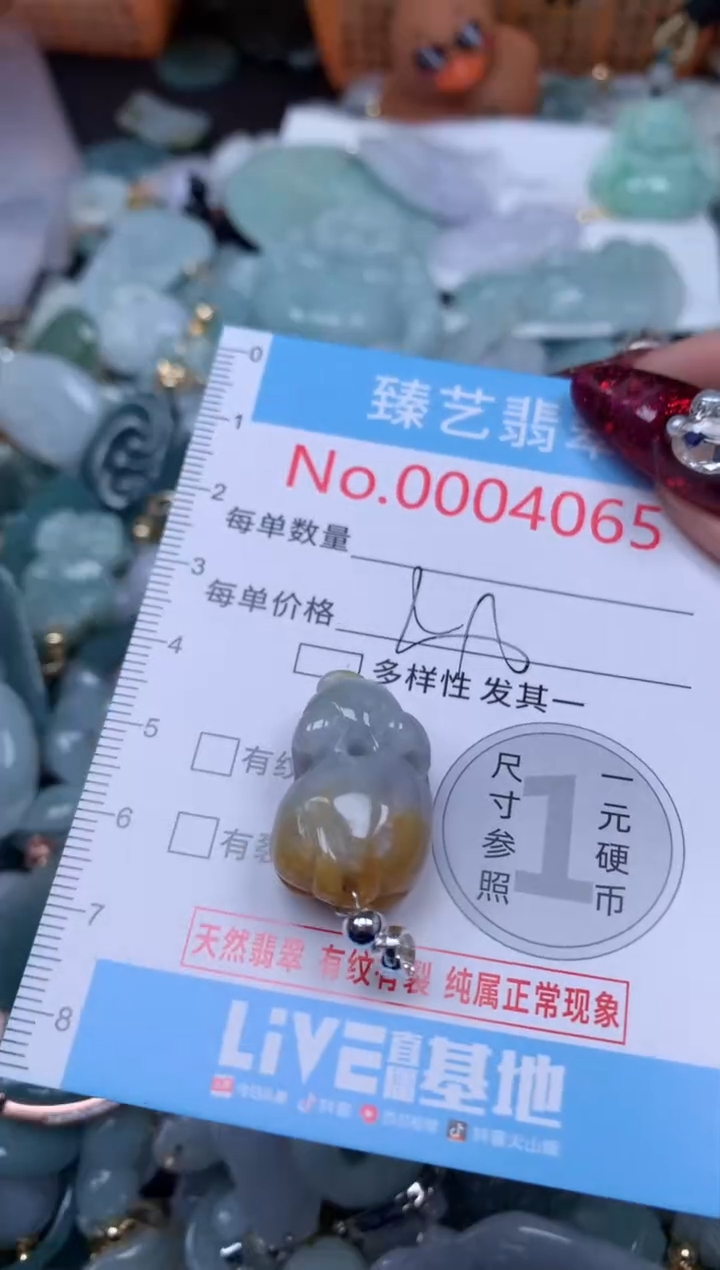 颈饰未镶嵌翡翠4065