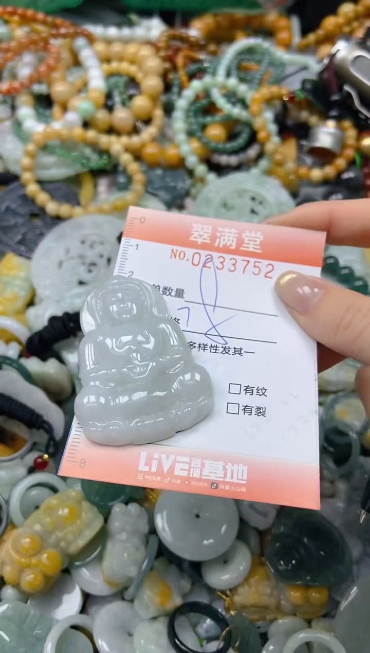 未镶嵌挂件翡翠闪购0233752