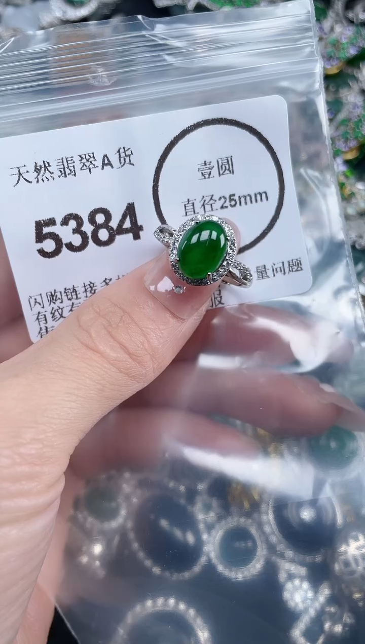 颈饰合金翡翠5384