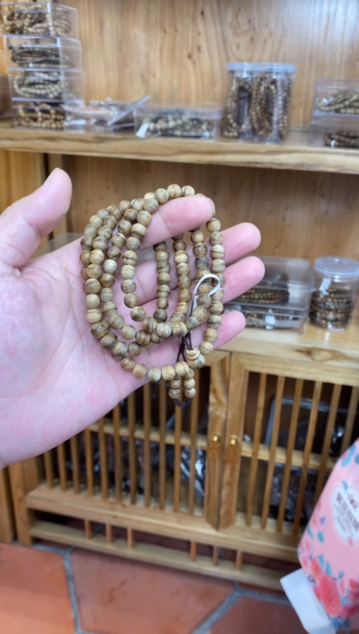 沉香手串达拉干圆珠长串虎斑0.7多样性发其一
