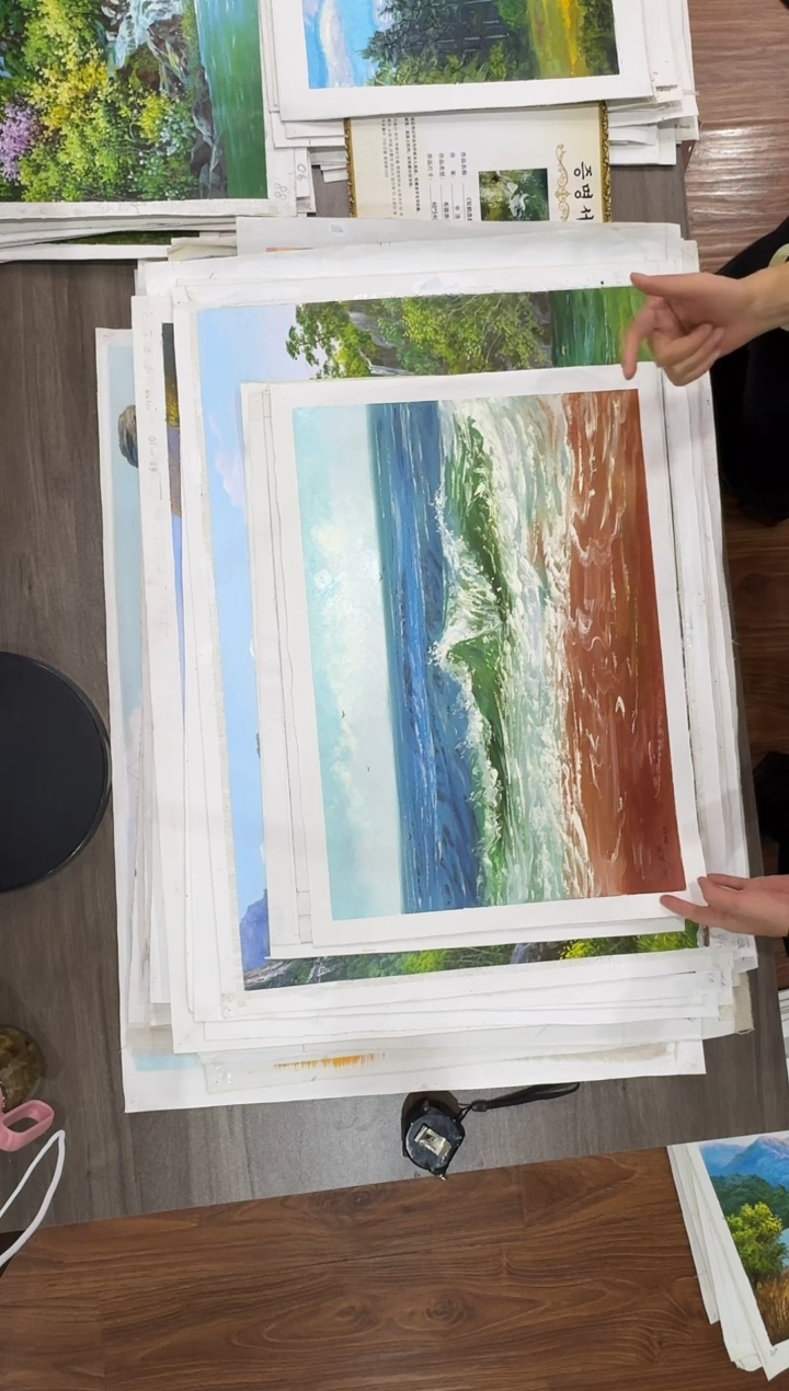 油画【120号】约53*35cm丨朝鲜原创纯手绘孤品油画丨顺丰包邮