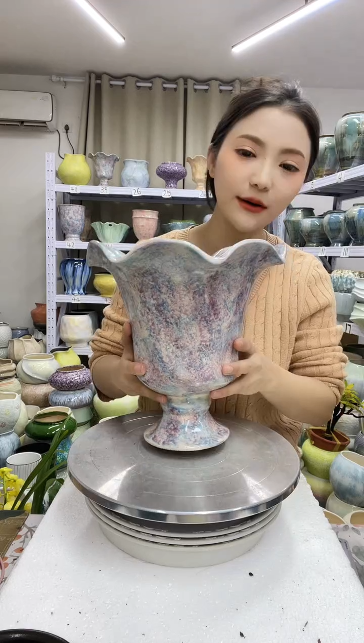 12.29陶瓷花盆直播链接高.   25   口19