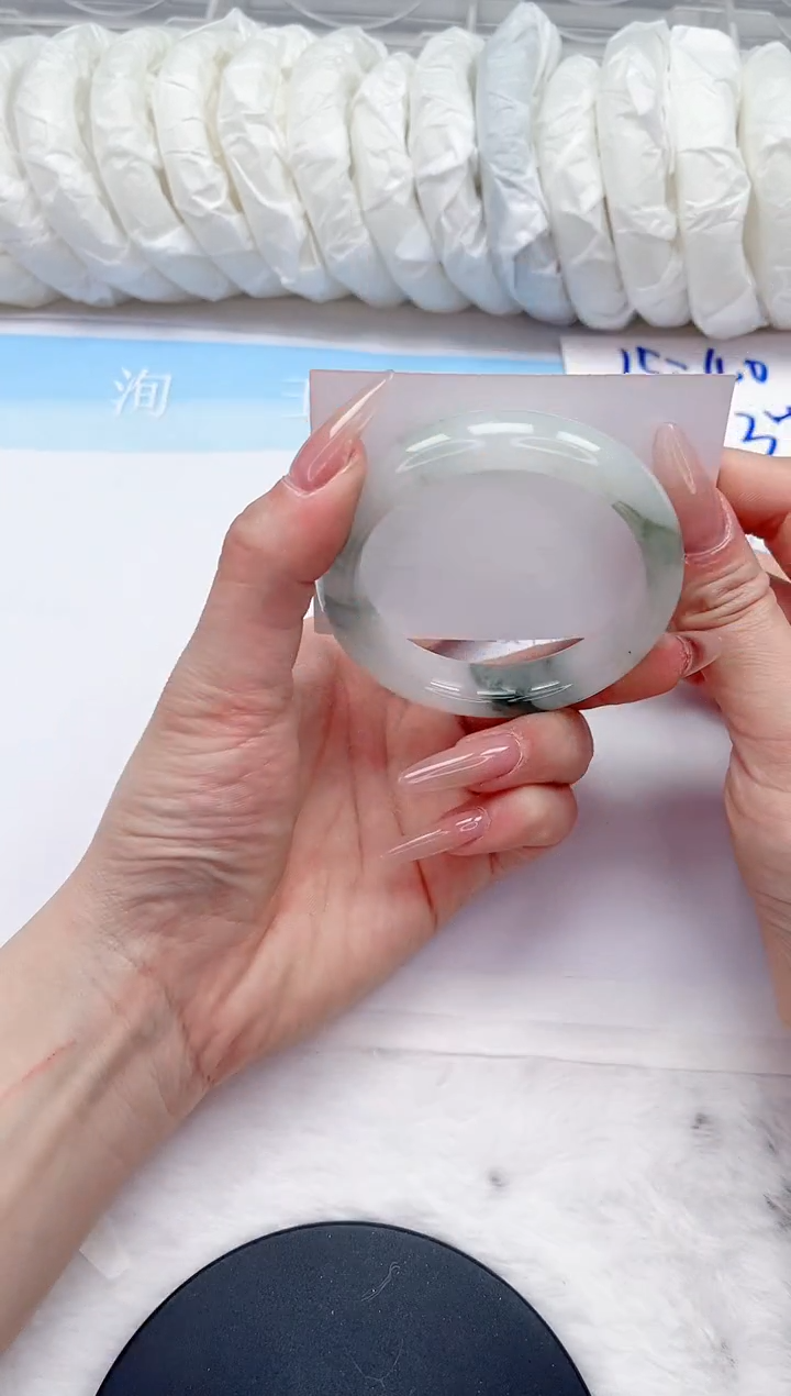 石英质玉未镶嵌手镯187-54.3