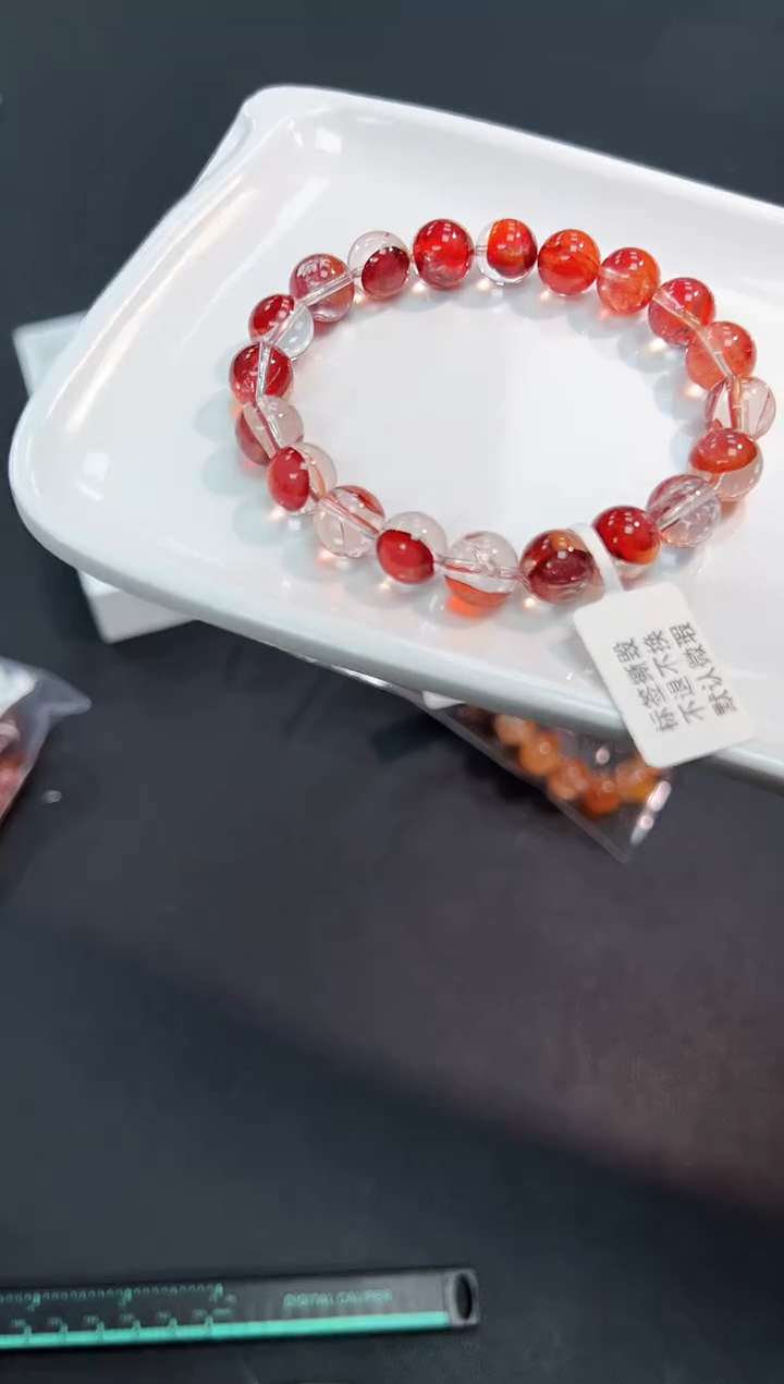 【闪购商品】水晶手串未镶嵌44O多样性发其一/1条9mm默认微瑕