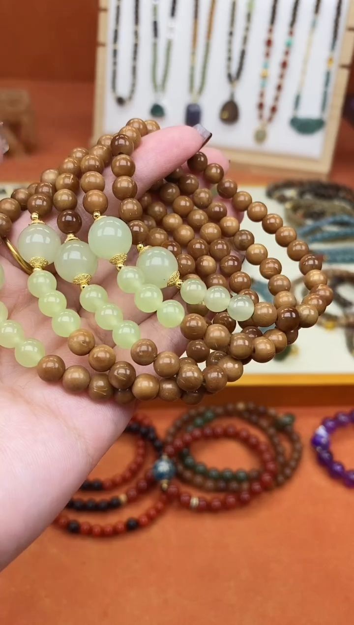 手串库克未镶嵌单圈库克菩提黄口手串