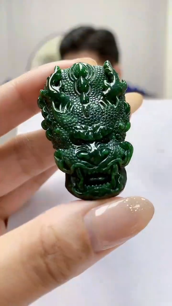 未镶嵌定制翡翠4917MM-毛货挂件14