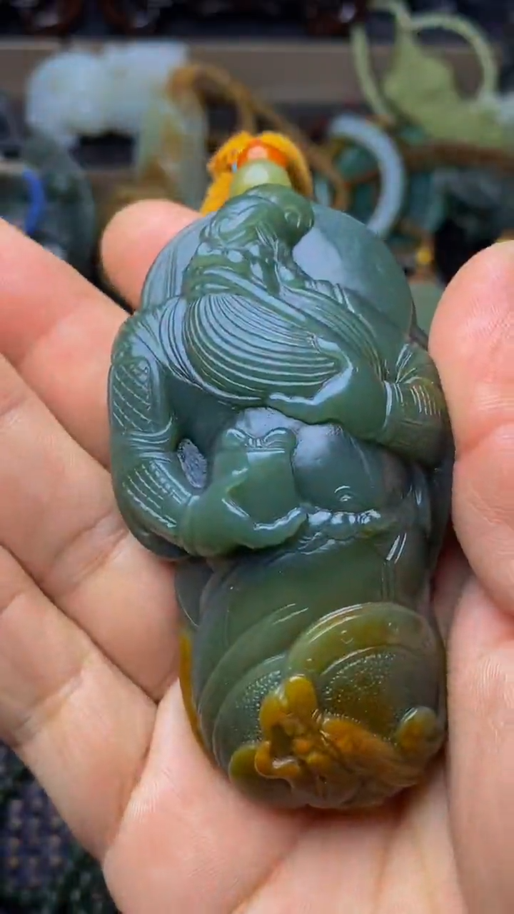 未镶嵌和田玉把件淮**葛1