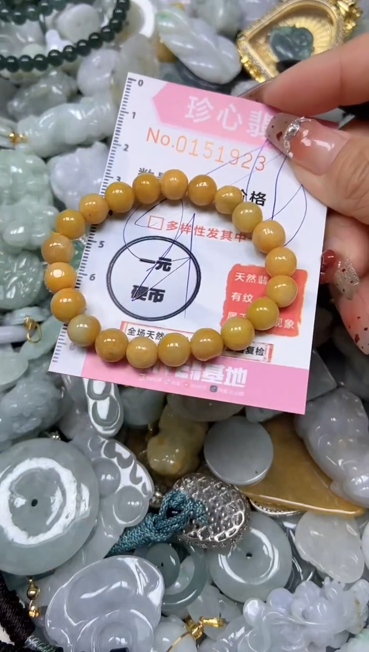 【闪购商品】翡翠颈饰未镶嵌闪购链接0151923