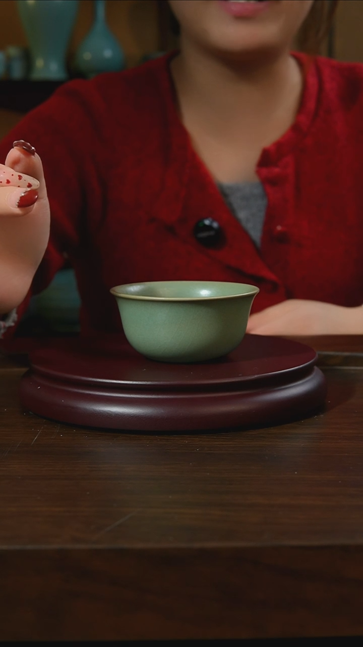 杯子瓷汝州原产地原矿仿古老釉q