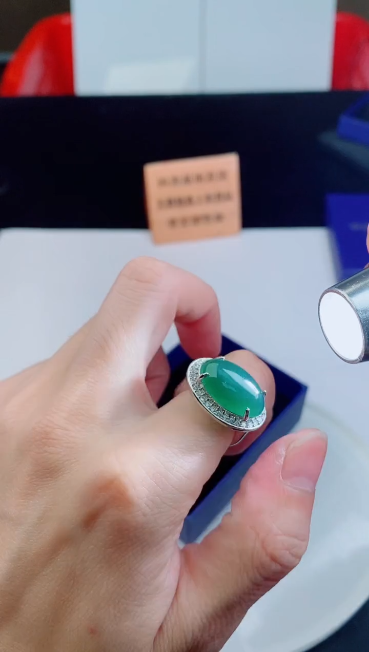 颈饰未镶嵌翡翠         