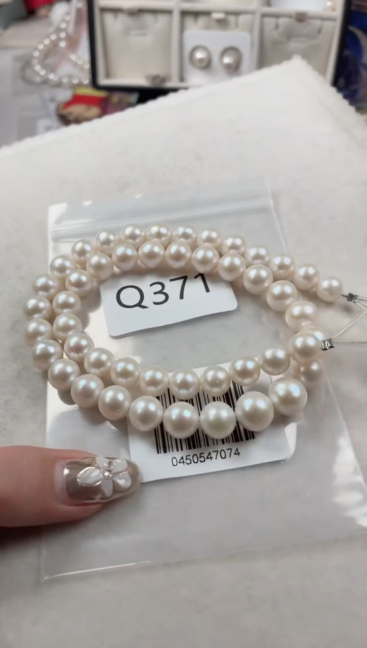 未镶嵌项链淡水珍珠Q371