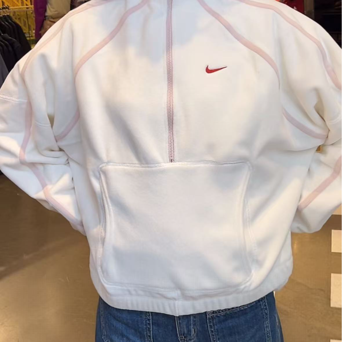 【滔搏联动】NIKE新年战袍女子摇粒绒半长拉链开襟上衣IQ3836-133