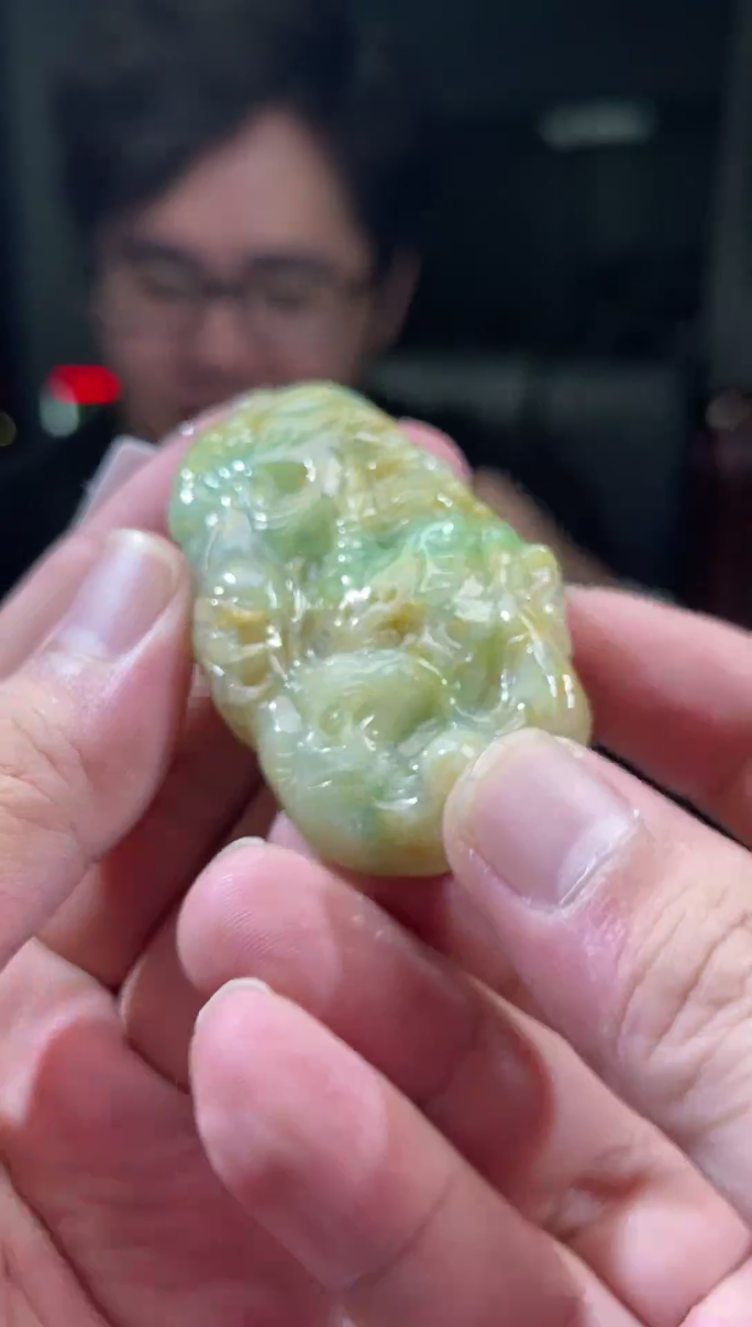 【闪购商品】翡翠颈饰未镶嵌天然翡翠（多样性发）龙