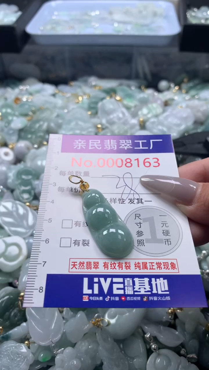 颈饰未镶嵌翡翠8163