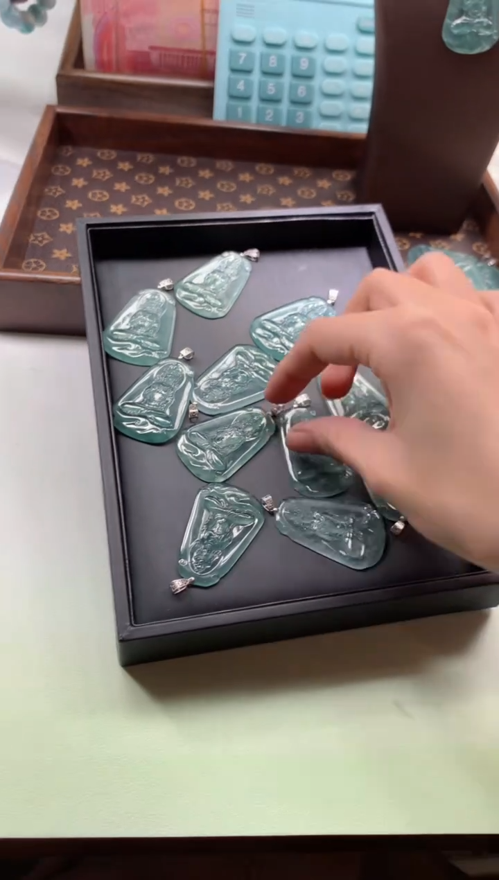 【闪购商品】翡翠项链合金天然A货翡翠-多样性发货