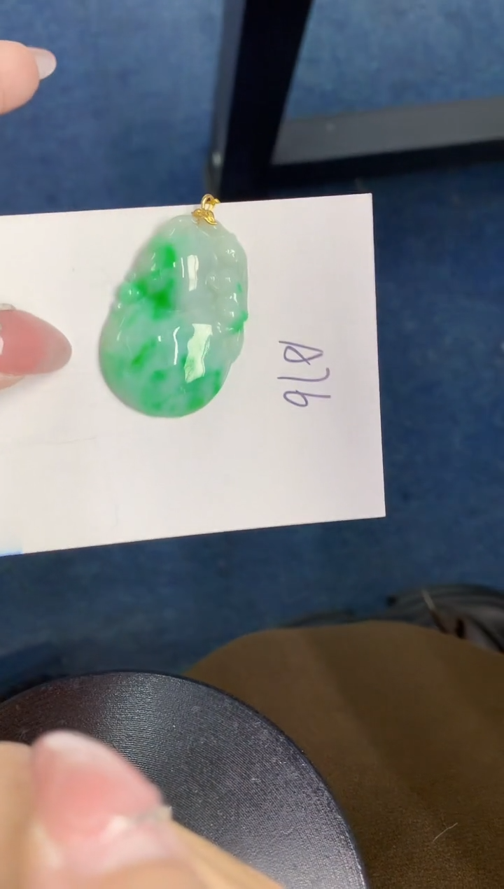 【闪购商品】翡翠颈饰18K金镶嵌000000000