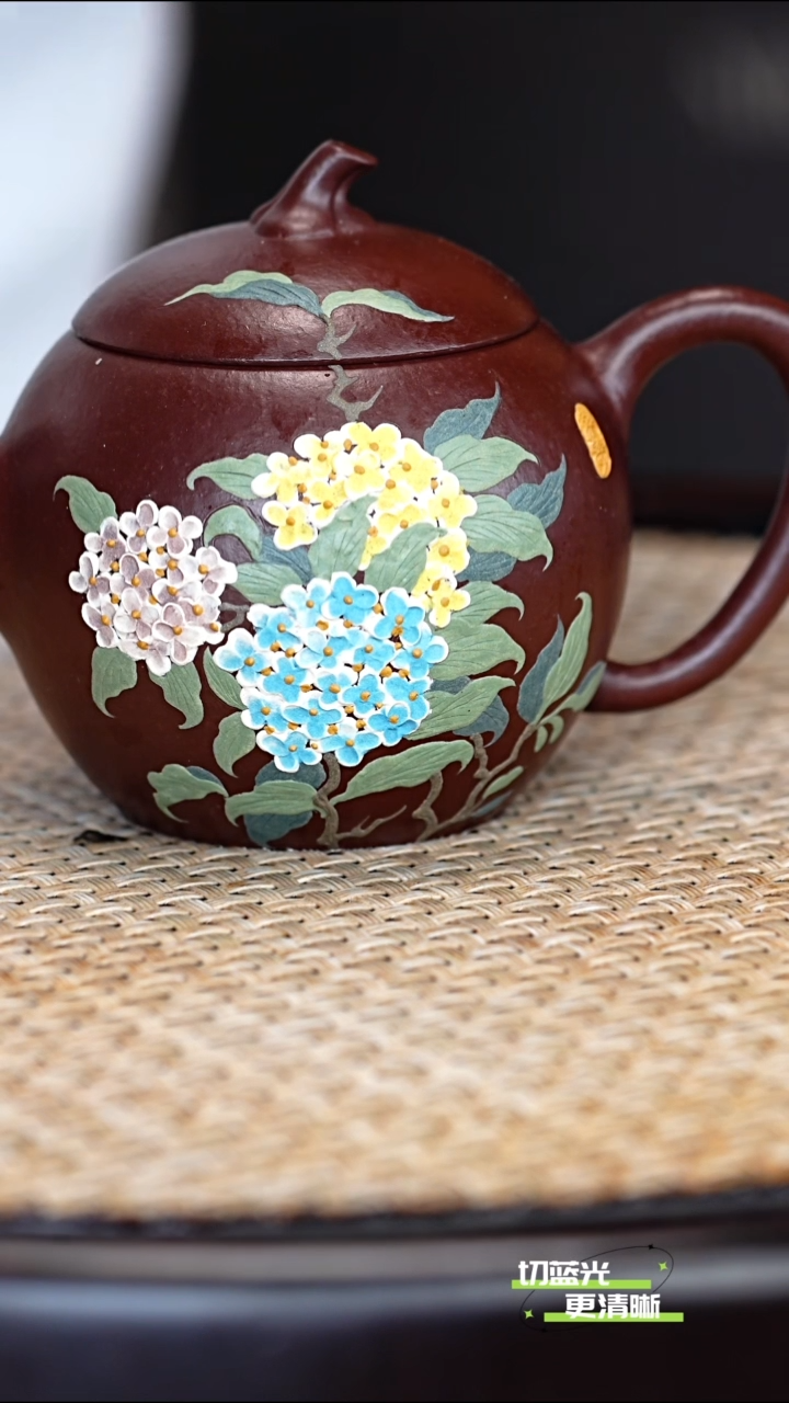 宜兴紫砂 LHQ 紫泥 龙蛋 170cc