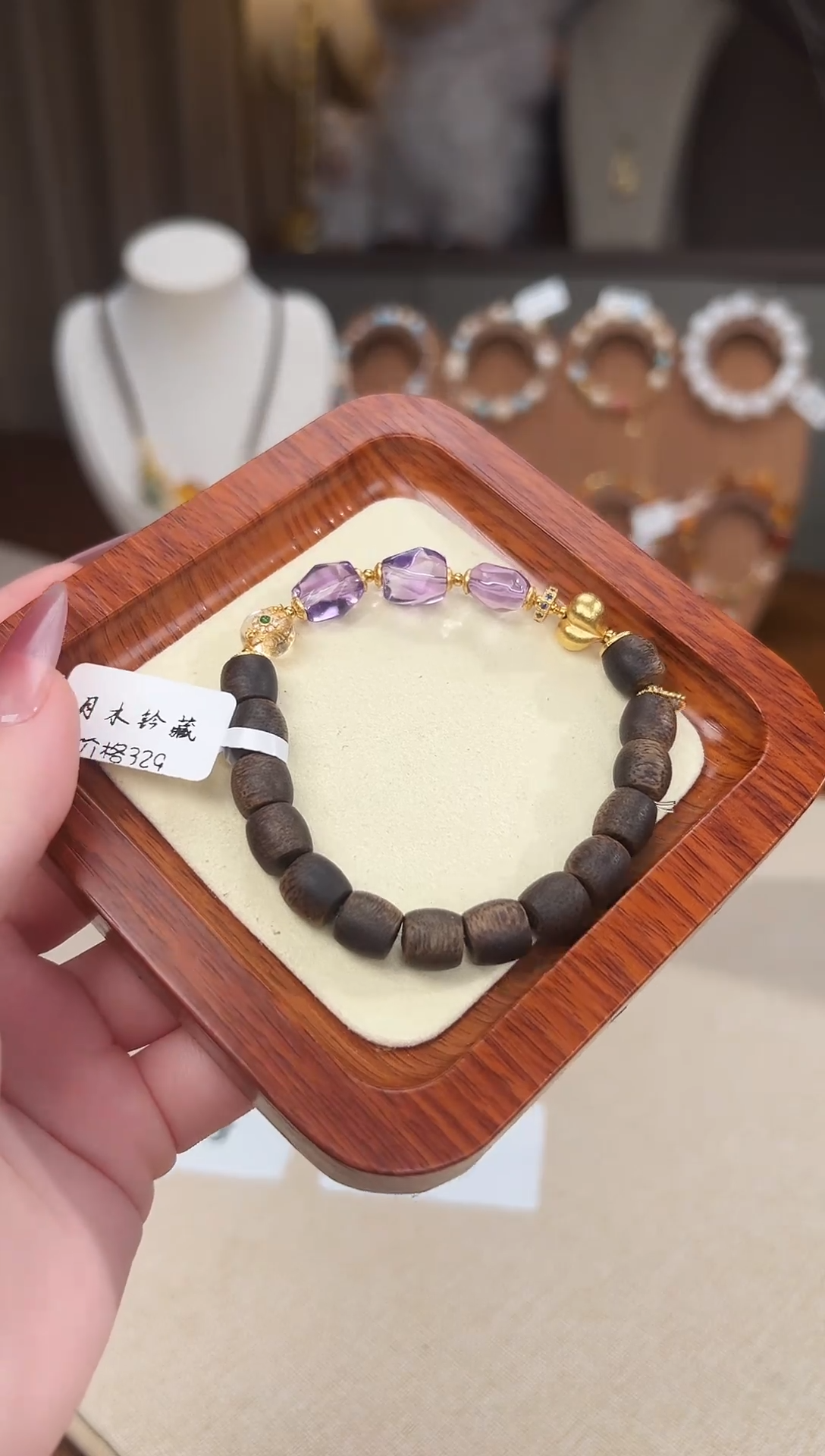 银S925镶嵌手链水晶多样性发一