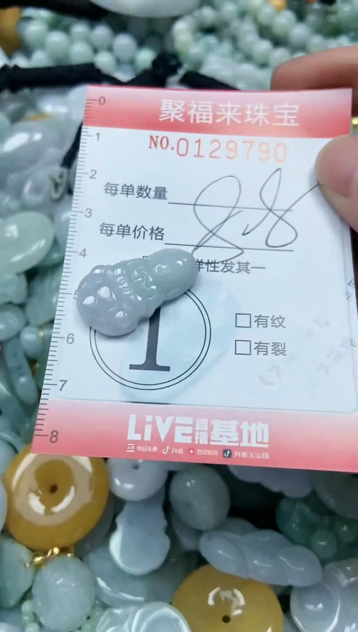 翡翠未镶嵌颈饰闪购0129790