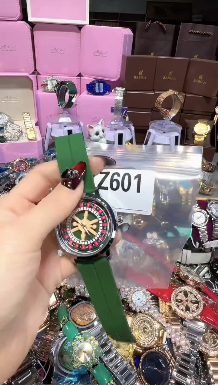 石英机芯不锈钢不锈钢直播定闪专用