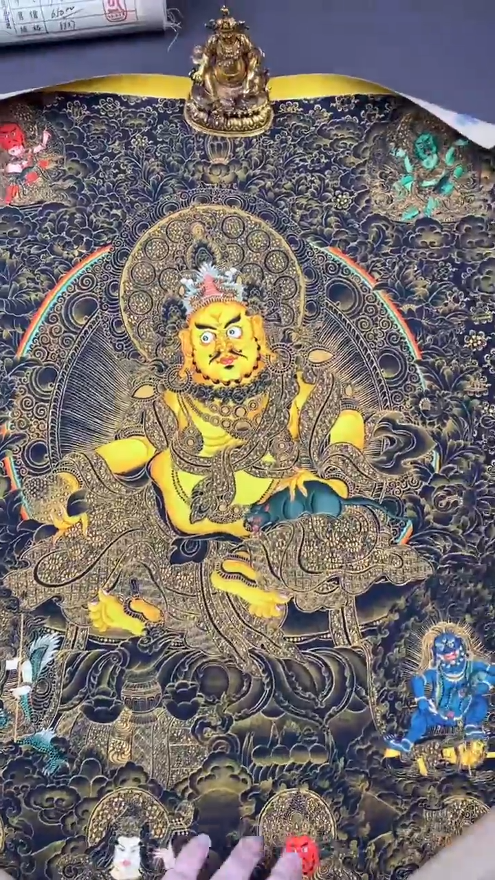 卷轴画王姬藏传唐卡艺术品