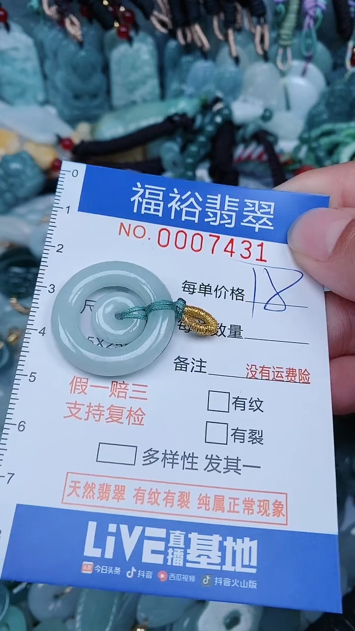 【闪购商品】翡翠颈饰未镶嵌...0007431