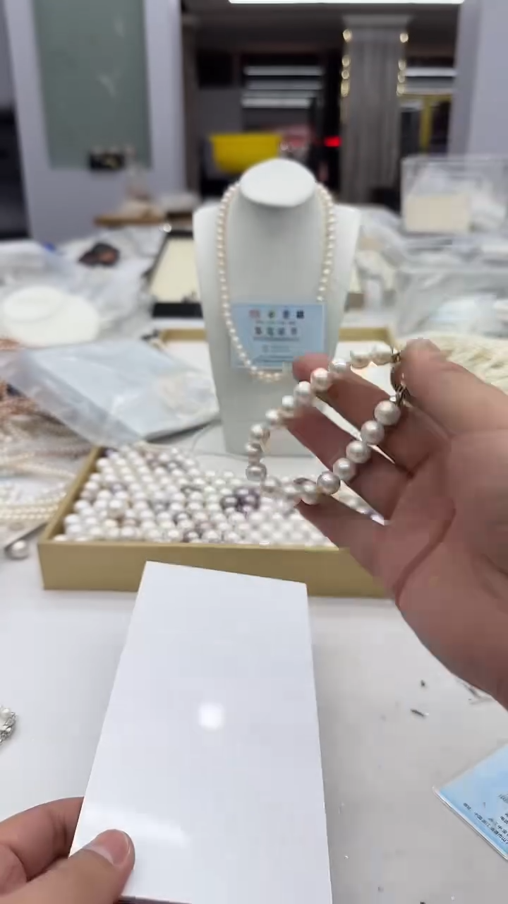 未镶嵌手串淡水珍珠9-10mm