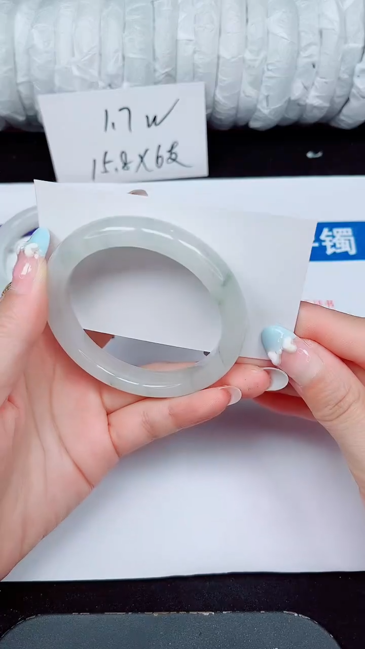 未镶嵌手镯石英质玉455-53/54