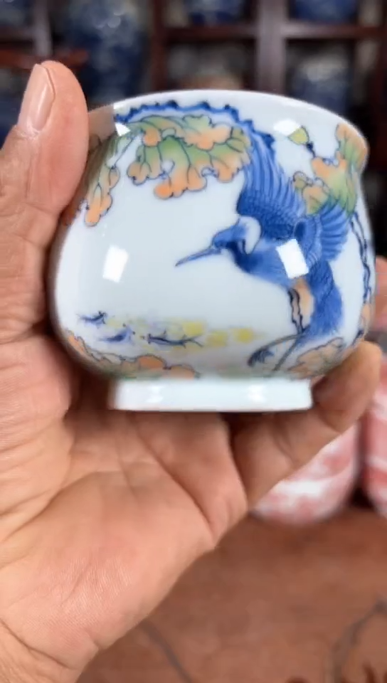 杯五彩瓷器杯子瓷器杯子