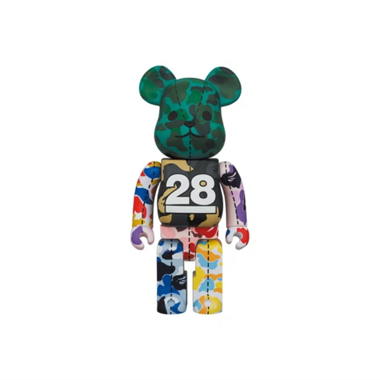 【山哥ST】bearbrick积木熊 bape28周年 #4 400%