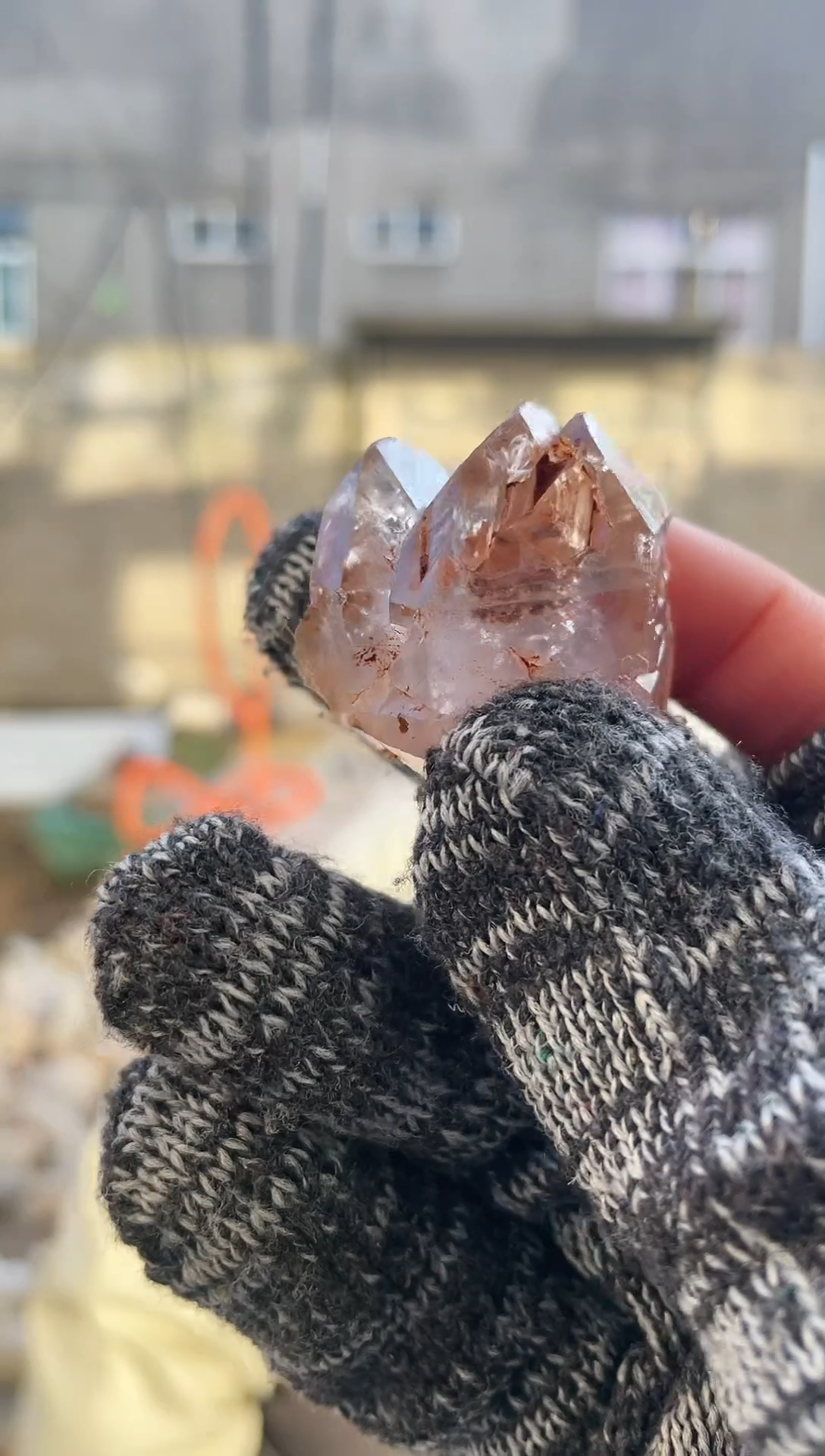 【闪购商品】水晶摆件未镶嵌红泥骸骨890